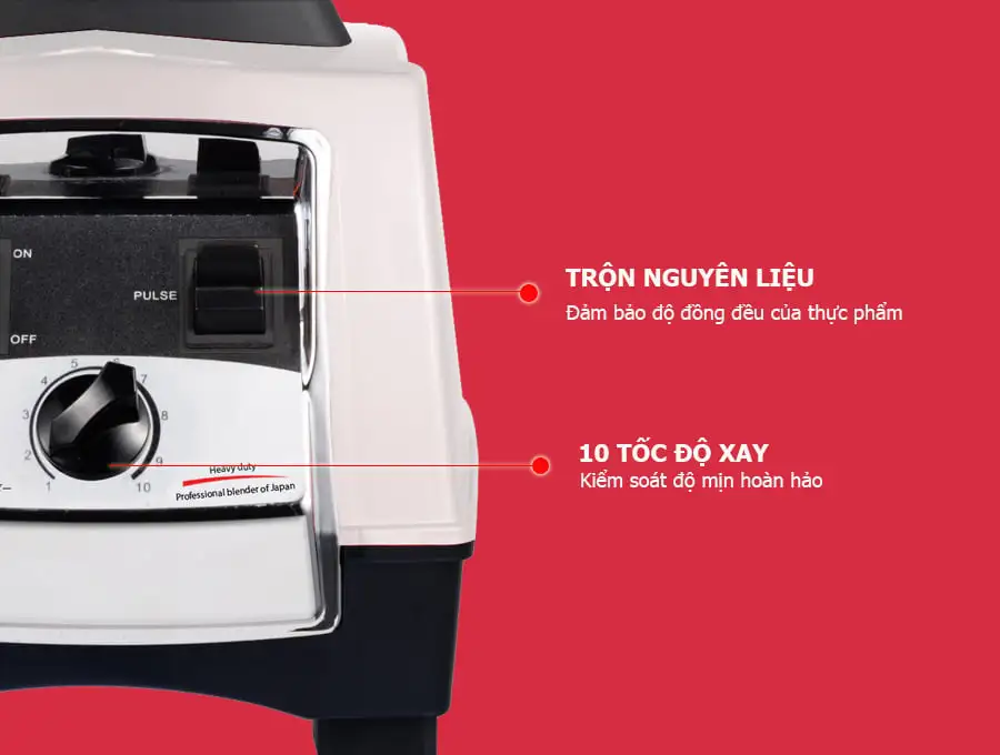 Máy xay sinh tố công nghiệp Fuki FK-3000W (màu trắng)