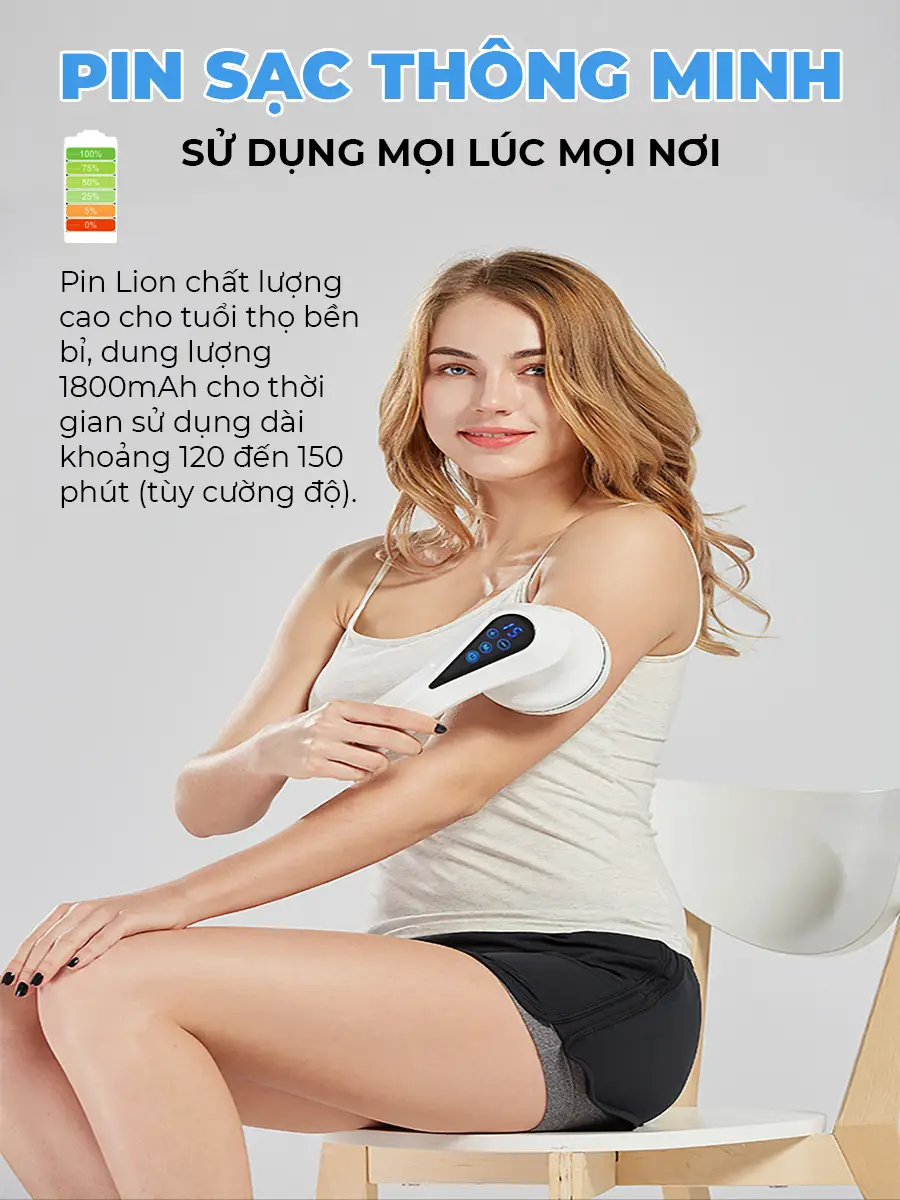 Máy massage cầm tay OKACHI JP-519E