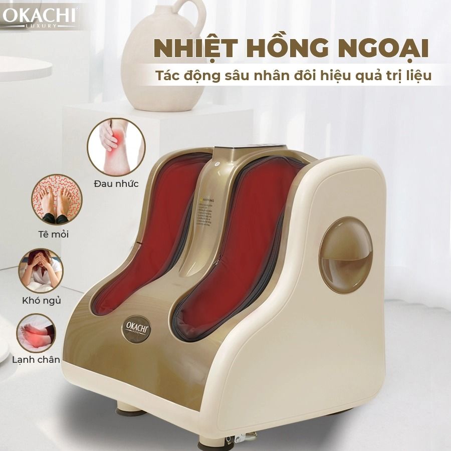 Máy massage chân Nhật Bản OKACHI JP-820 (4 motor)