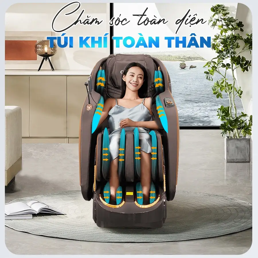 Ghế massage toàn thân OKACHI LUXURY JP-5800