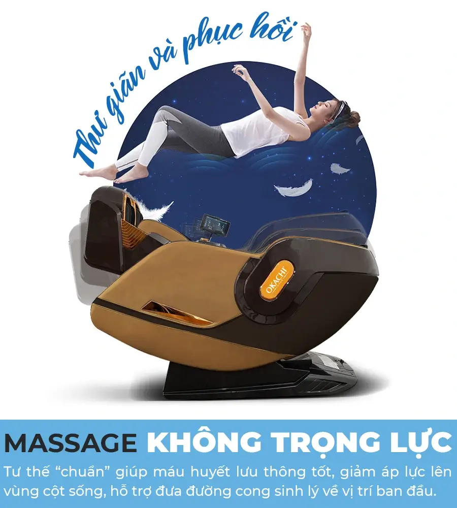 Ghế massage toàn thân OKACHI LUXURY JP-5800