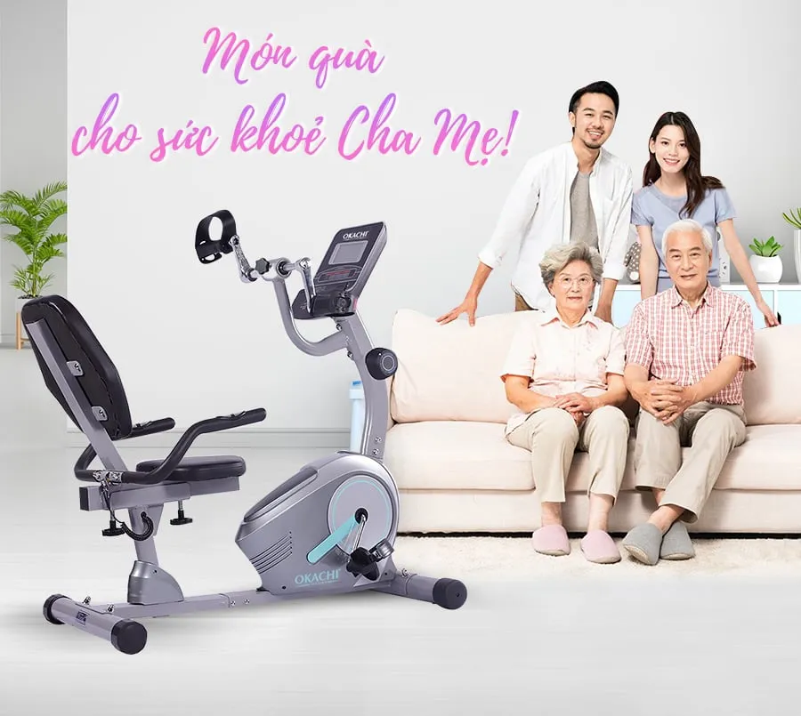 Xe đạp tập phục hồi chức năng OKACHI JP-596A
