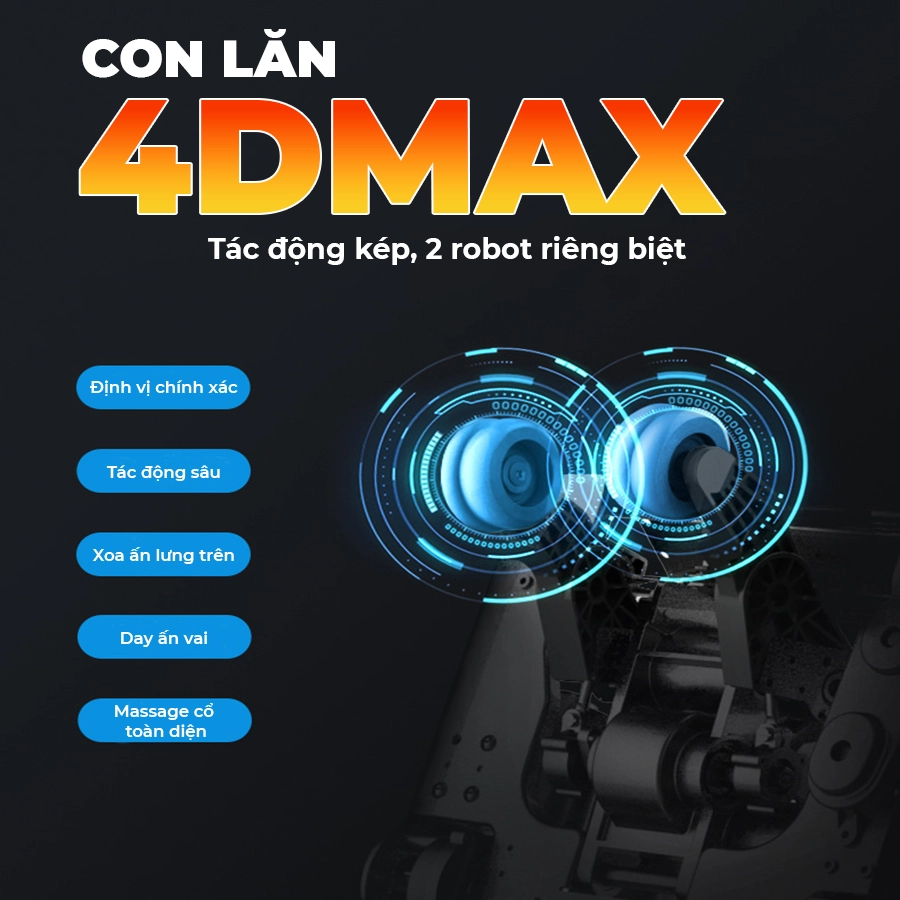 ✨KHUYẾN MÃI CỰC SỐC✨ Ghế Massage Phi Thuyền 4D MAX OKACHI LUXURY ROYAL JP-8899 (white)