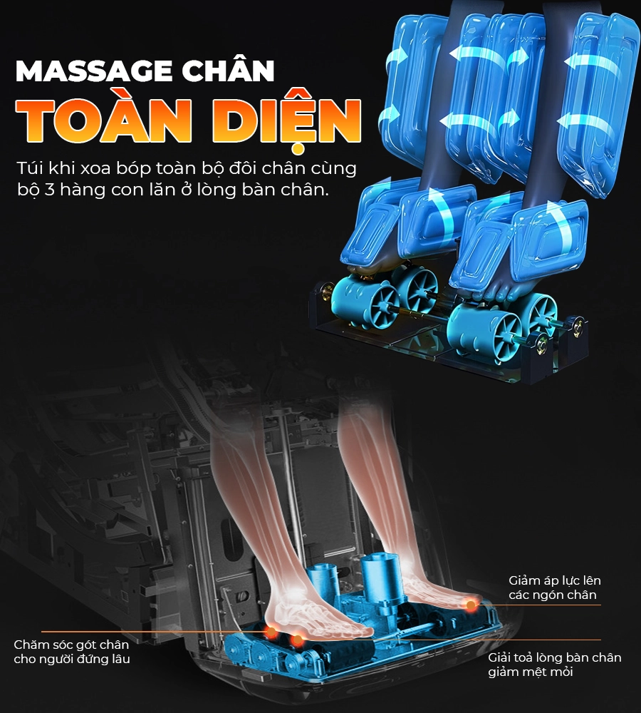 ✨KHUYẾN MÃI CỰC SỐC✨ Ghế Massage Phi Thuyền 4D MAX OKACHI LUXURY ROYAL JP-8899 (white)