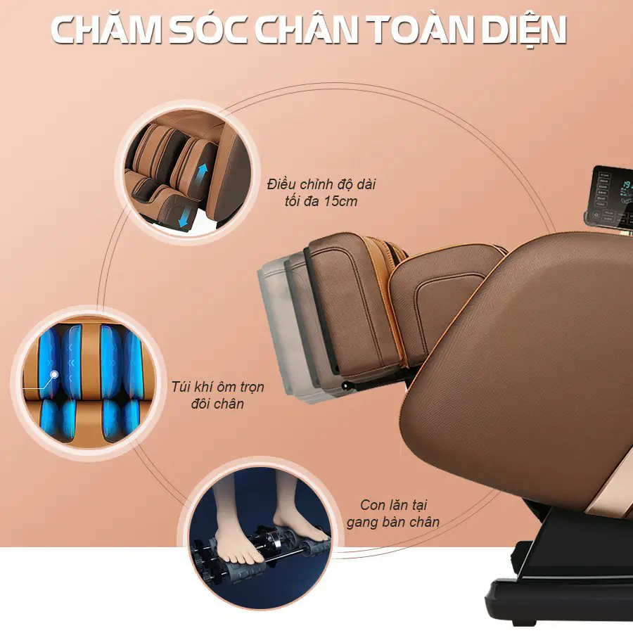 Ghế massage toàn thân OKACHI Luxury JP-I79