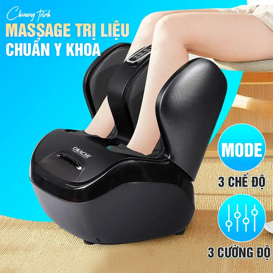 Máy Massage Chân Và Bắp Chân 4D OKACHI JP-986 dòng cao cấp (Đen)