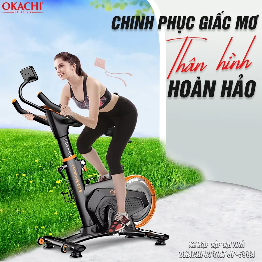 Xe đạp tập thể dục tại nhà OKACHI Sport JP-598A
