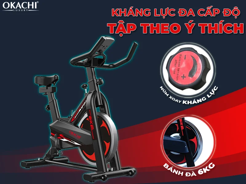 Xe đạp tập thể dục OKACHI JP-420