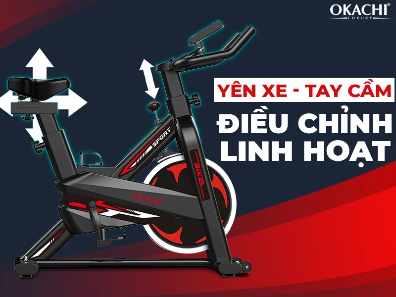 Xe đạp tập thể dục OKACHI JP-420