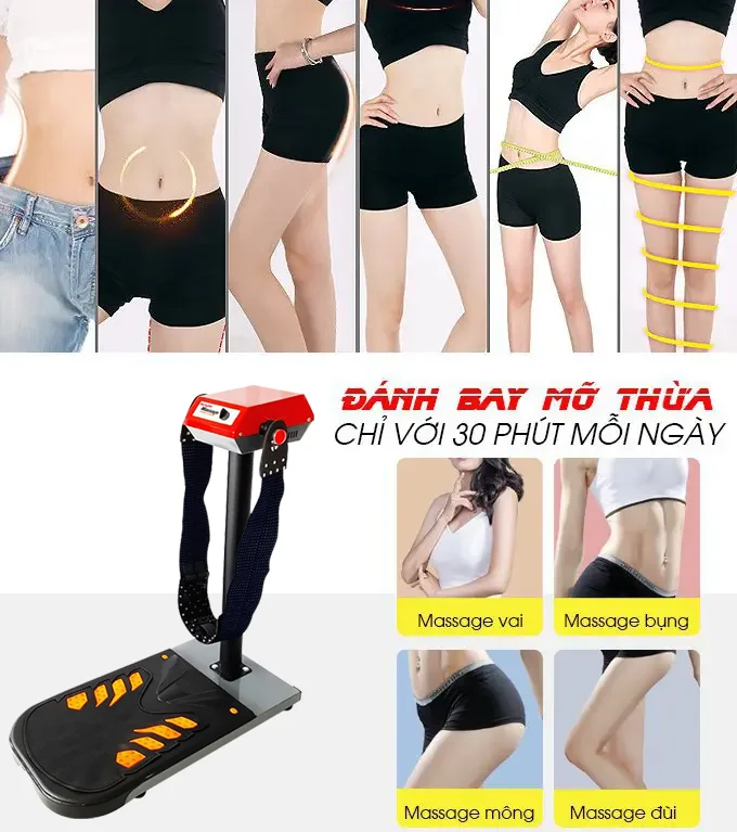 Máy rung bụng đứng giảm mỡ hiệu quả CALIFIT CF-450