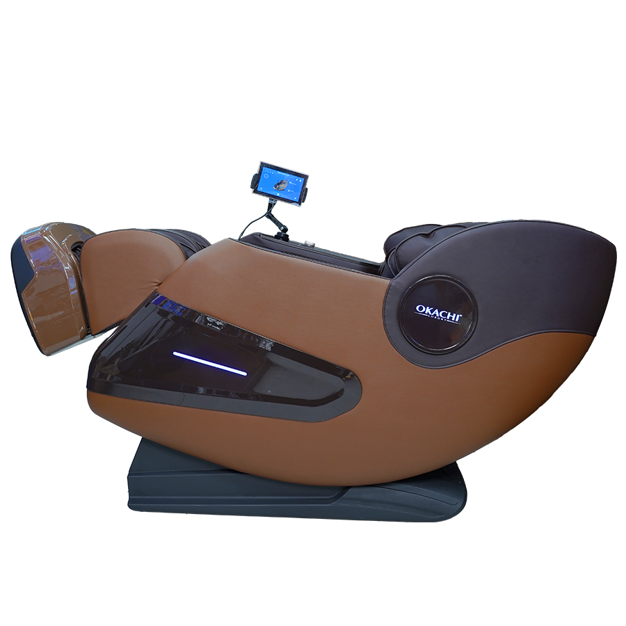 Ghế massage 4D  OKACHI JP-5200 Plus cao cấp (nâu)