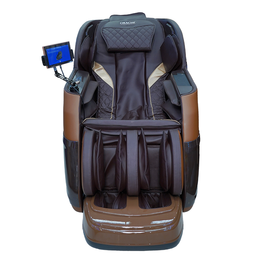 Ghế massage 4D  OKACHI JP-5200 Plus cao cấp (nâu)