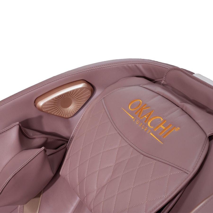 Ghế massage toàn thân 4D OKACHI JP-5100 (trắng nâu)